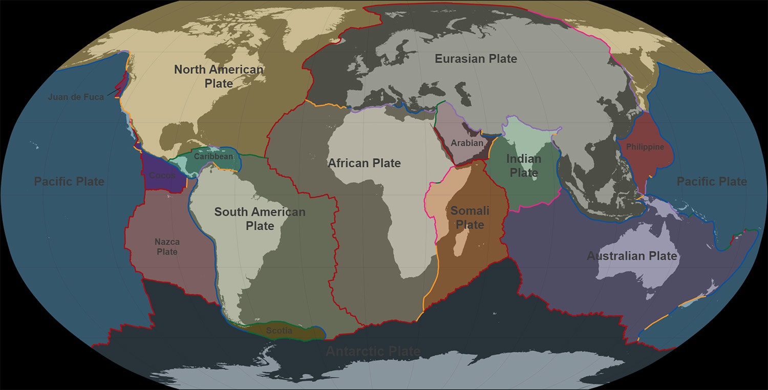 17 interesting facts about Plate Tectonics